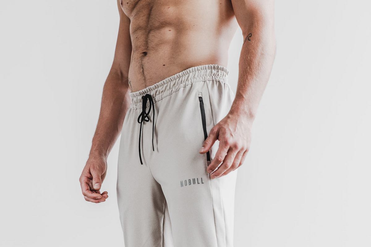 Nobull Joggingbroeken Heren Beige | 612053-IER