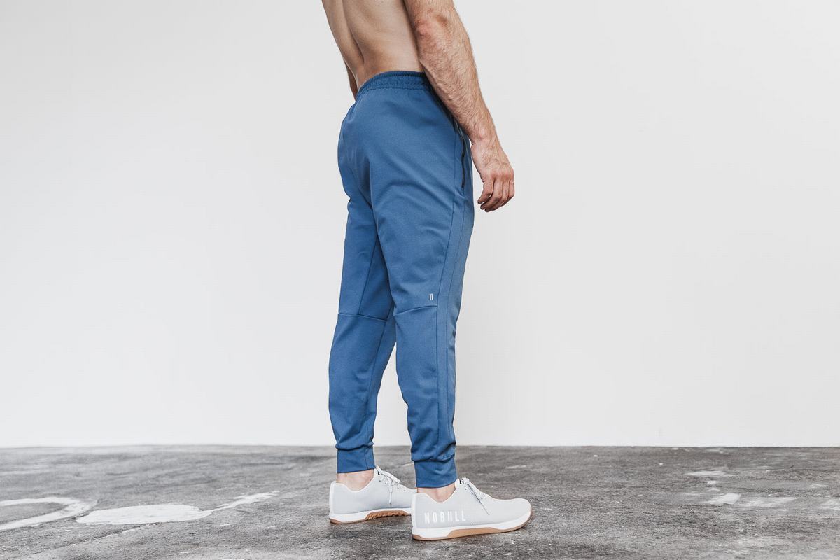 Nobull Joggingbroeken Heren Blauw | 963075-UCZ