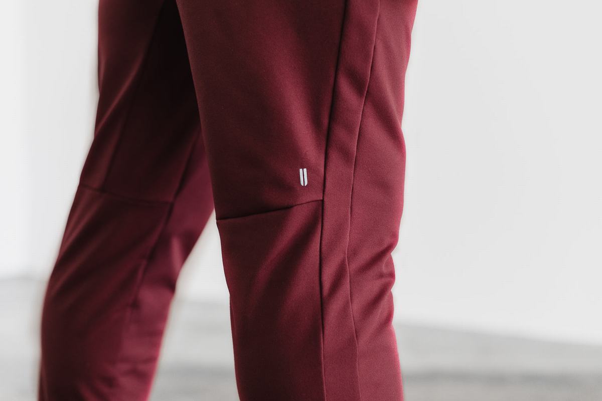 Nobull Joggingbroeken Heren Donkerrood | 025896-TEB