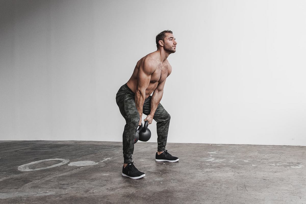 Nobull Joggingbroeken Heren Grijs Camo | 326417-EFR