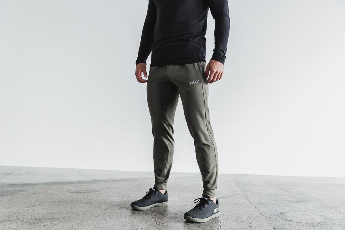 Nobull Joggingbroeken Heren Groen | 259034-MBE