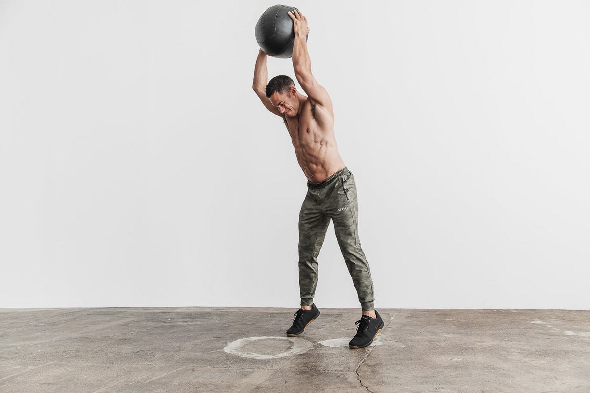 Nobull Joggingbroeken Heren Groen Camo | 206948-UDR