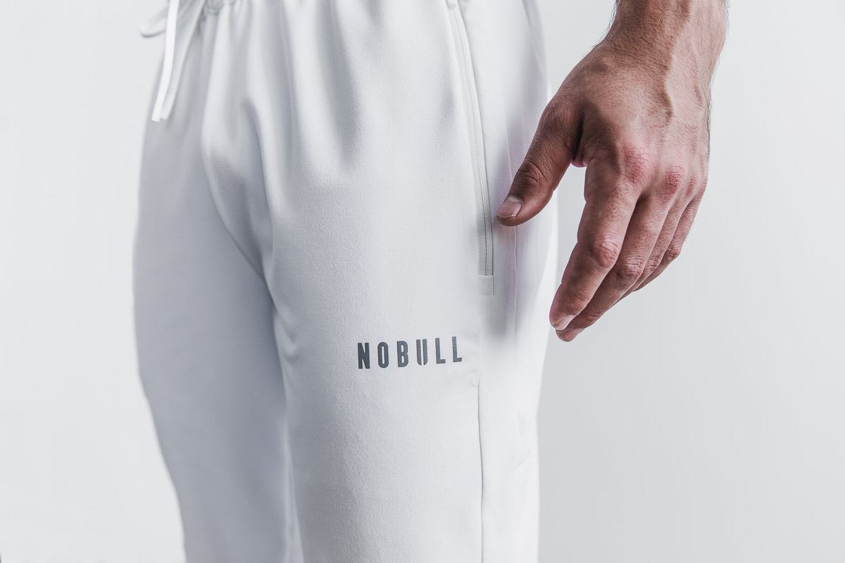 Nobull Joggingbroeken Heren Wit | 586394-XUI