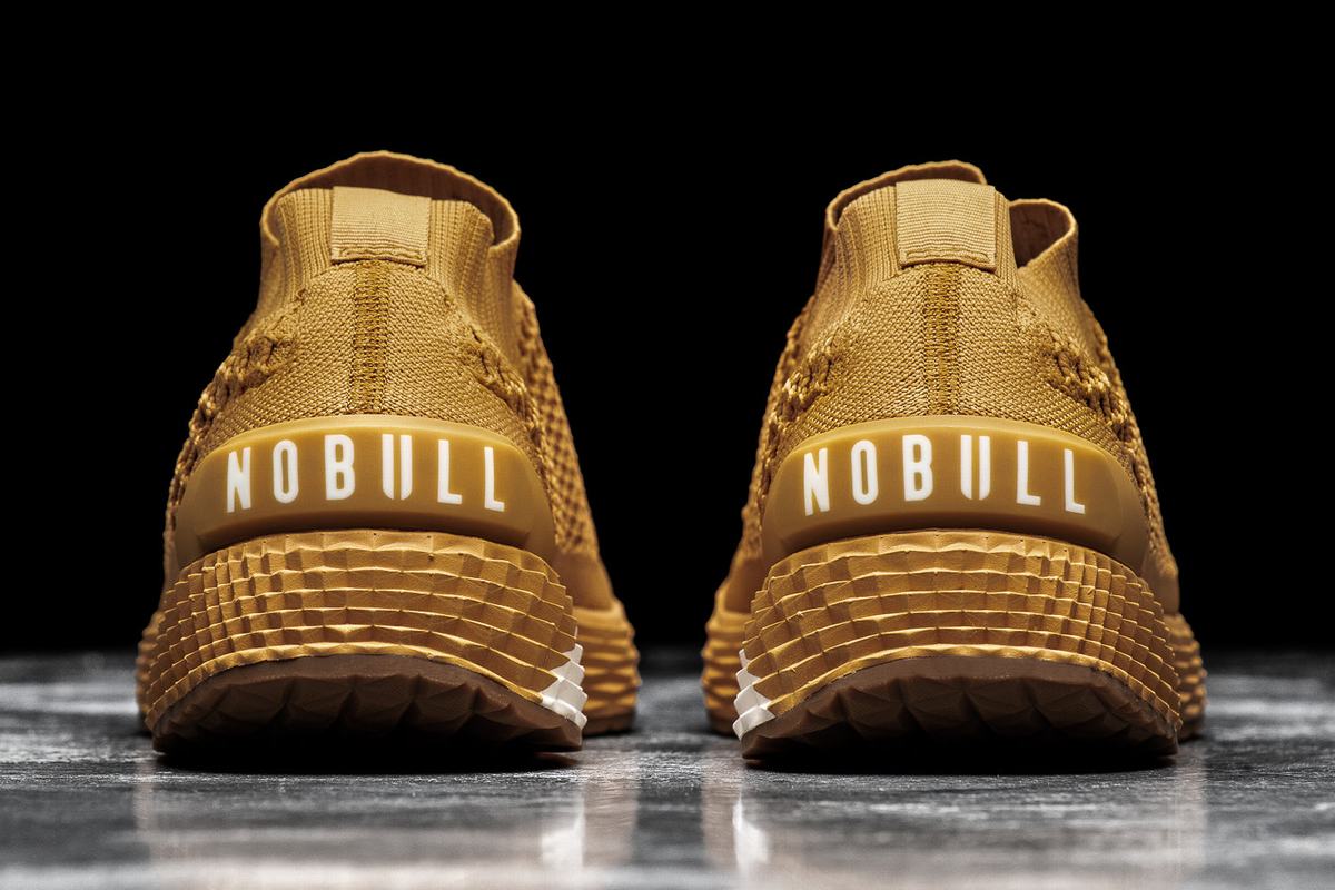 Nobull Knit Runner Loopschoenen Dames Bruin | 879561-FRT