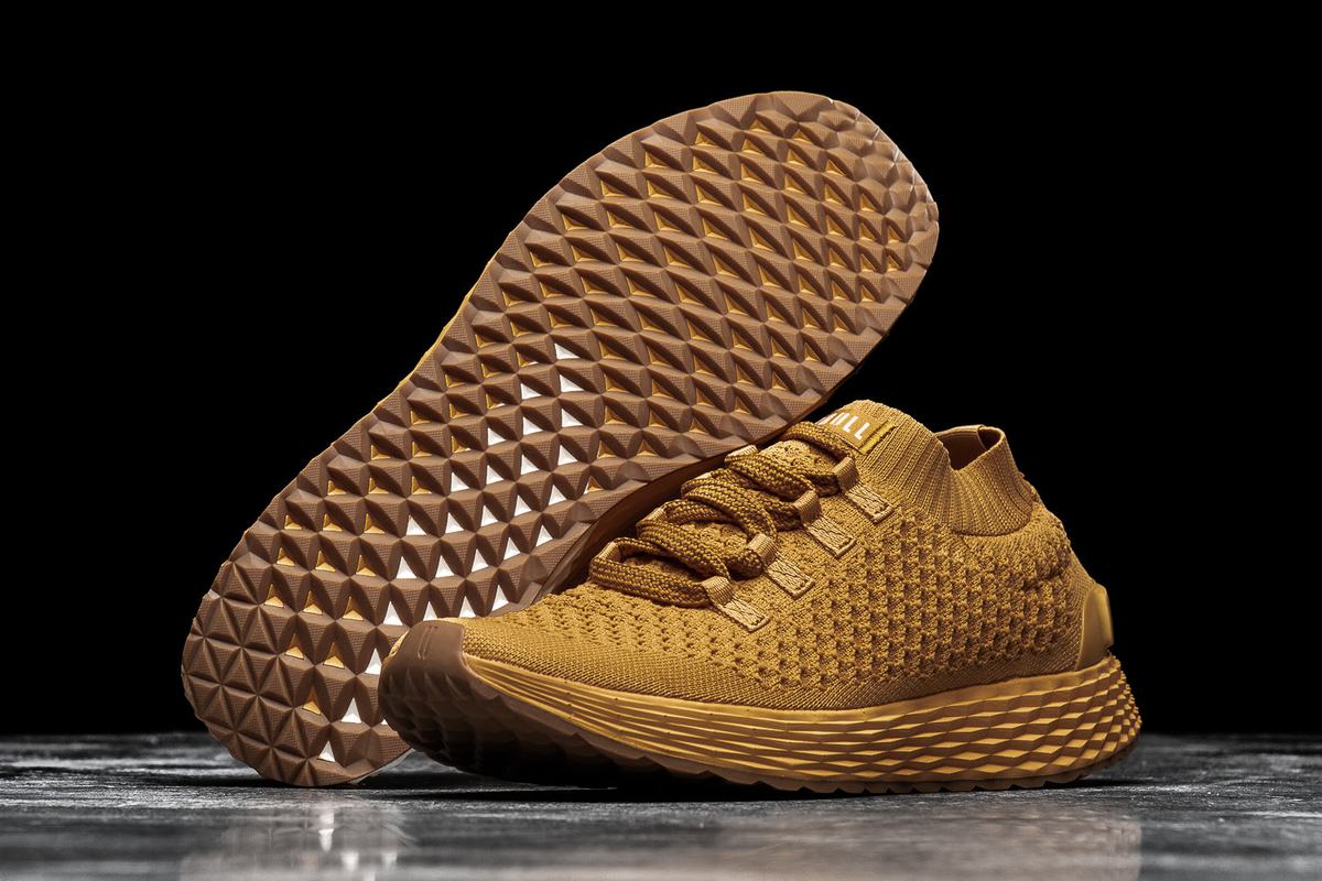 Nobull Knit Runner Loopschoenen Dames Bruin | 879561-FRT