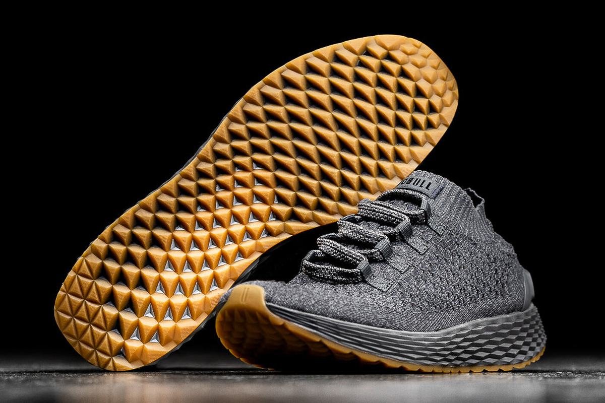 Nobull Knit Runner Loopschoenen Dames Donkergrijs | 265371-UJO