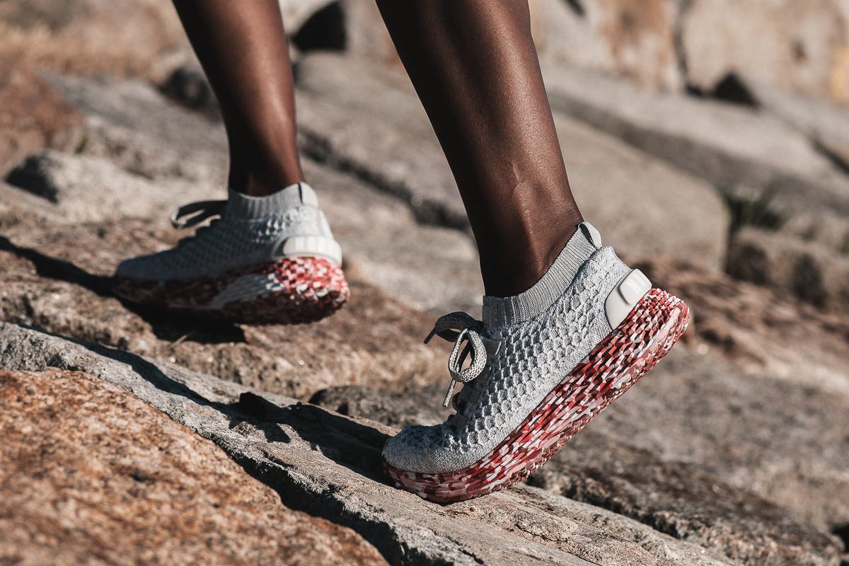 Nobull Knit Runner Loopschoenen Dames Grijs Rood | 029856-UZD