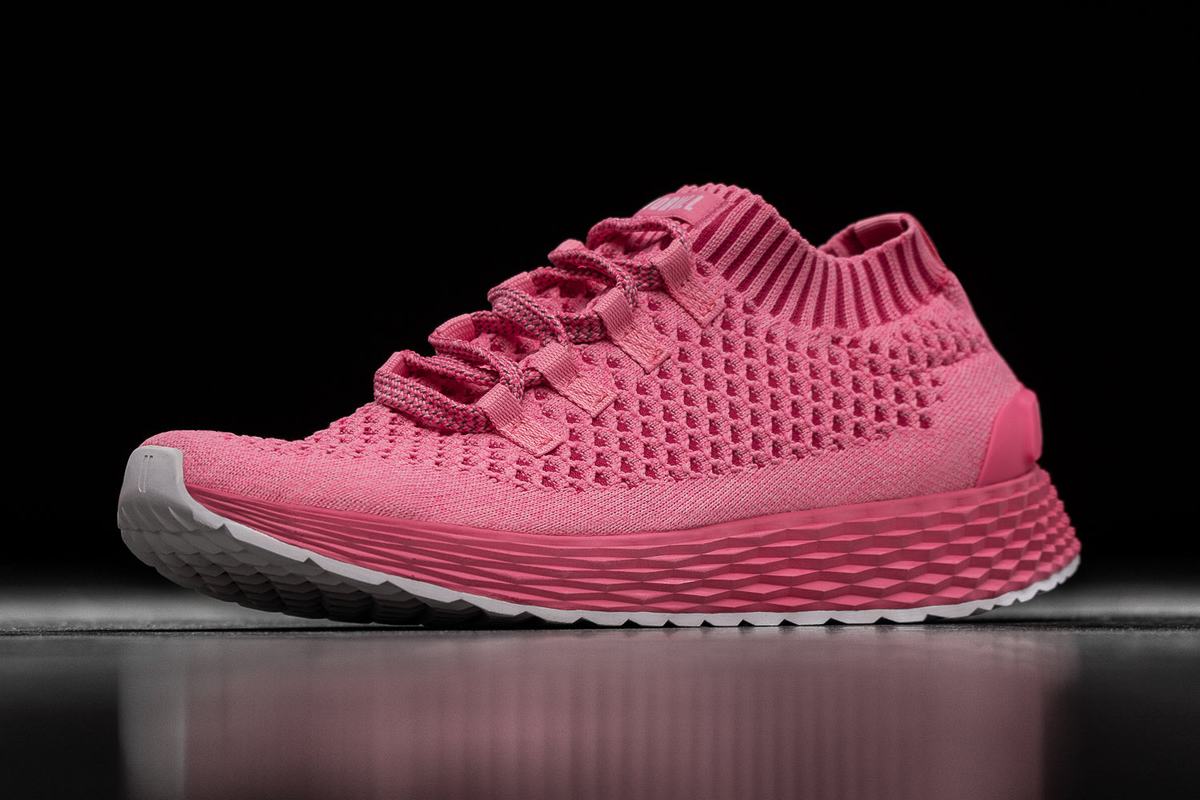 Nobull Knit Runner Loopschoenen Dames Lichtroze | 840239-HDL