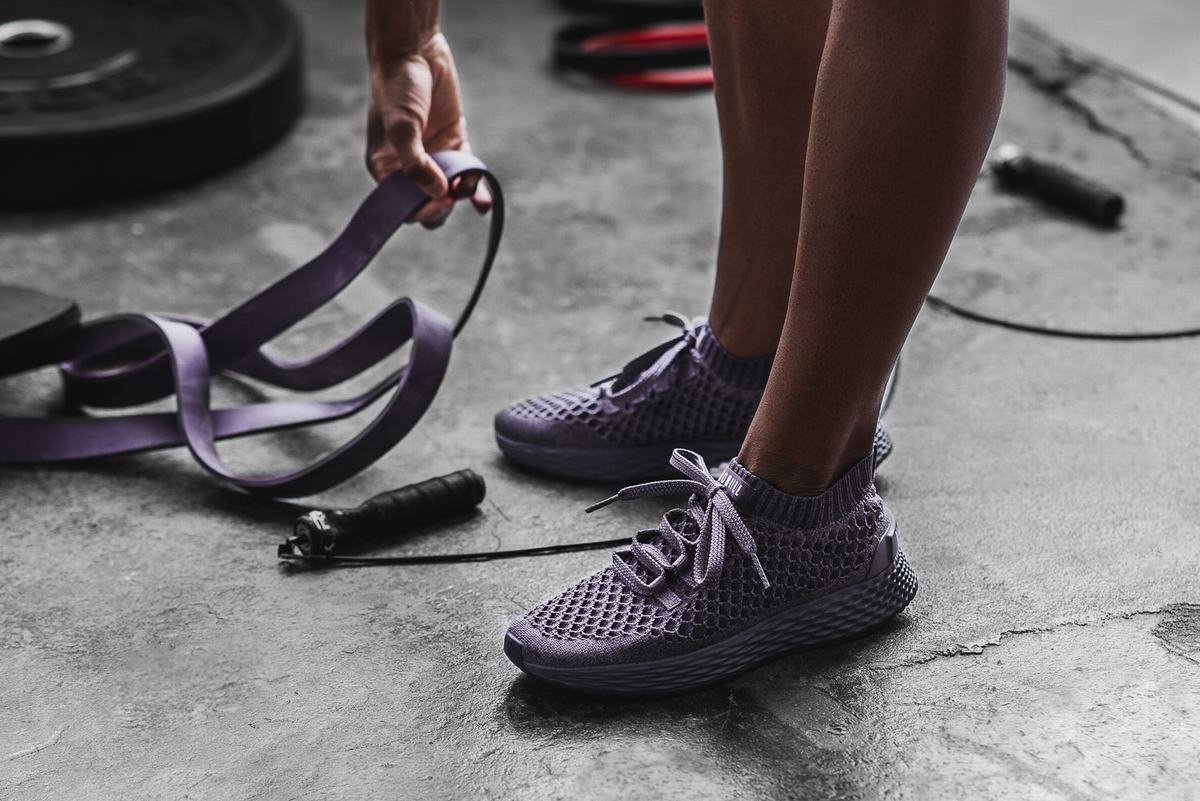 Nobull Knit Runner Loopschoenen Dames Paars | 019325-HRK