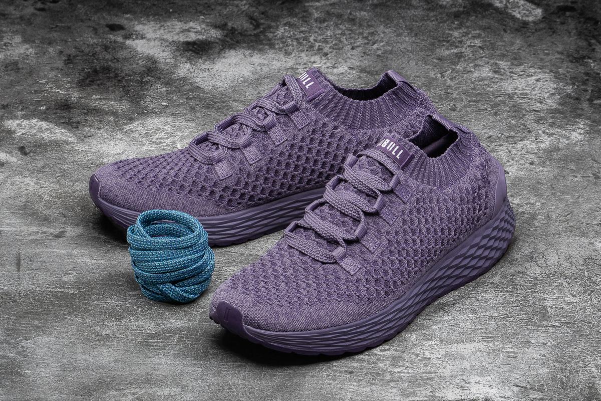 Nobull Knit Runner Loopschoenen Dames Paars | 019325-HRK