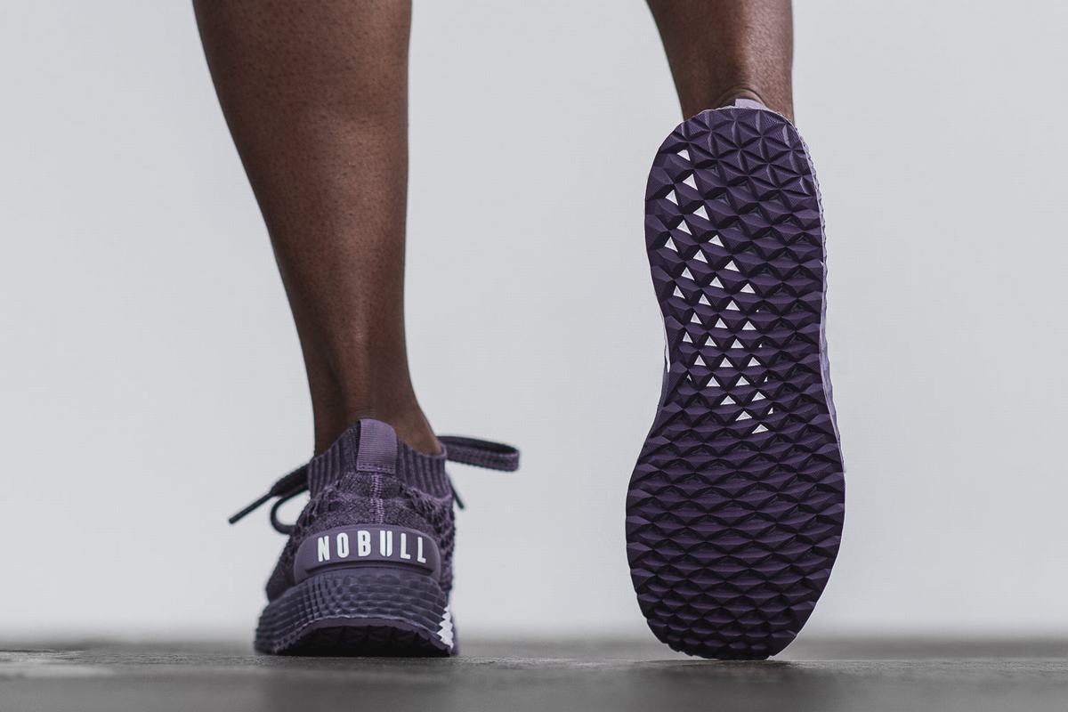Nobull Knit Runner Loopschoenen Dames Paars | 019325-HRK
