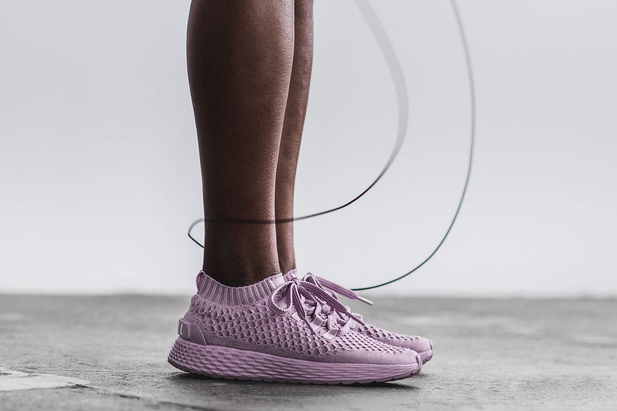 Nobull Knit Runner Loopschoenen Dames Paars | 480531-HZR