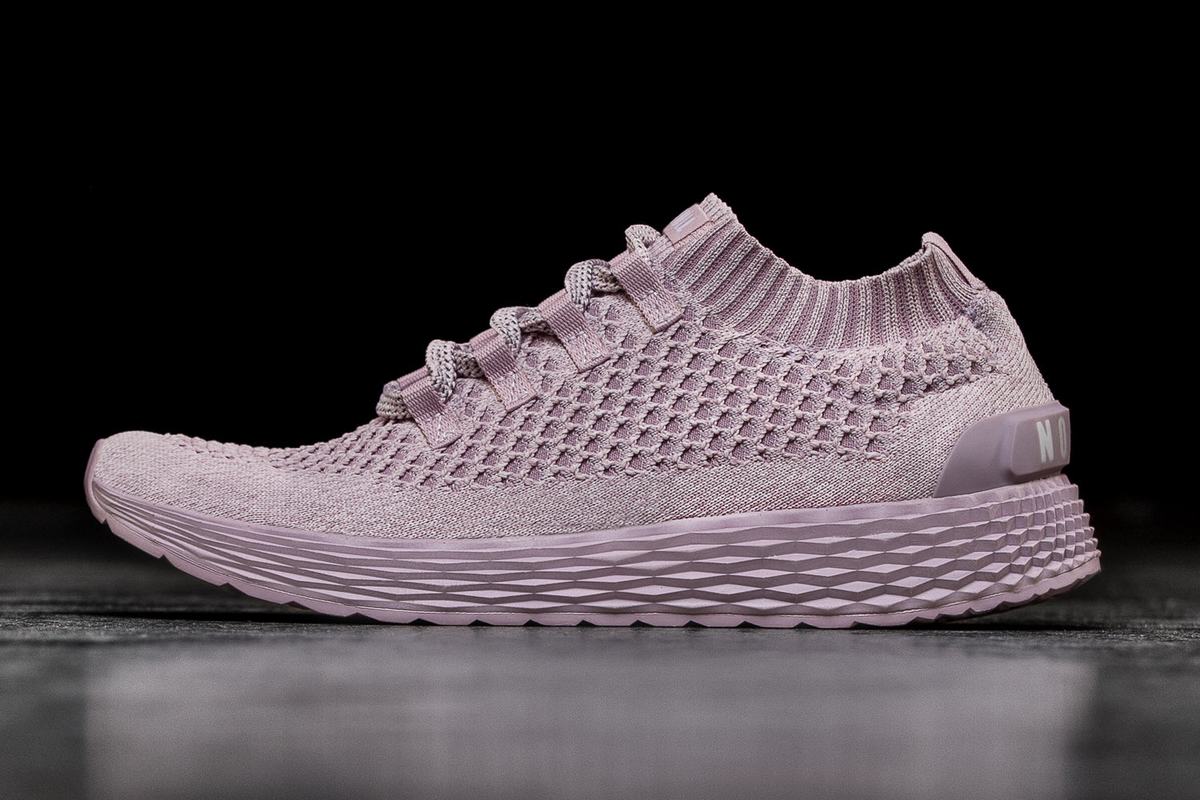 Nobull Knit Runner Loopschoenen Dames Roze | 098512-PAI