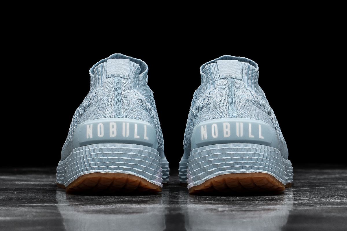 Nobull Knit Runner Loopschoenen Heren Blauw | 089163-NOZ