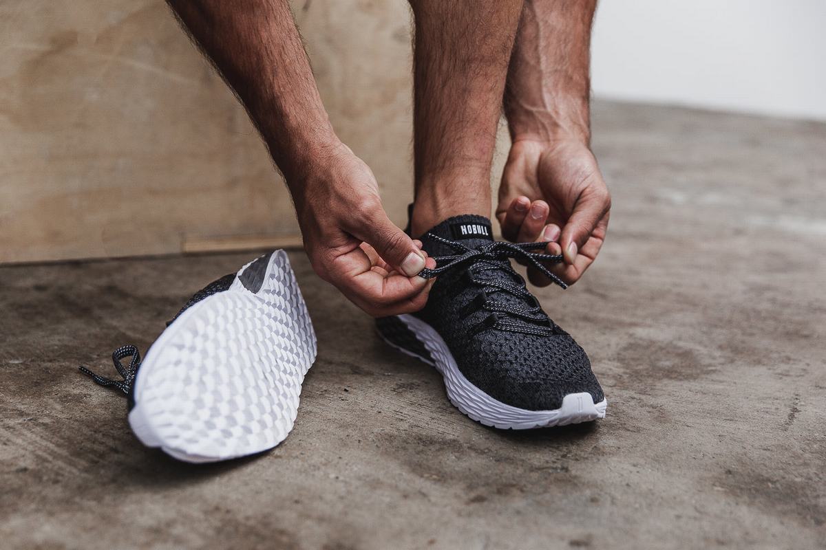 Nobull Knit Runner Loopschoenen Heren Diepgrijs | 826705-IAG