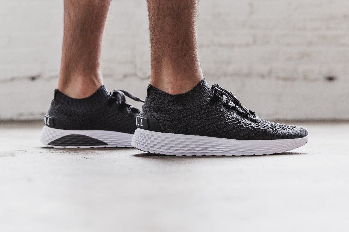 Nobull Knit Runner Loopschoenen Heren Diepgrijs | 826705-IAG