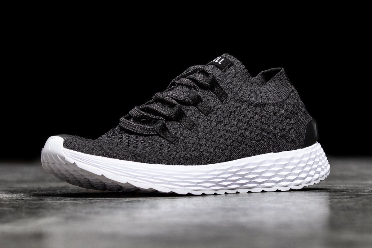 Nobull Knit Runner Loopschoenen Heren Diepgrijs | 826705-IAG
