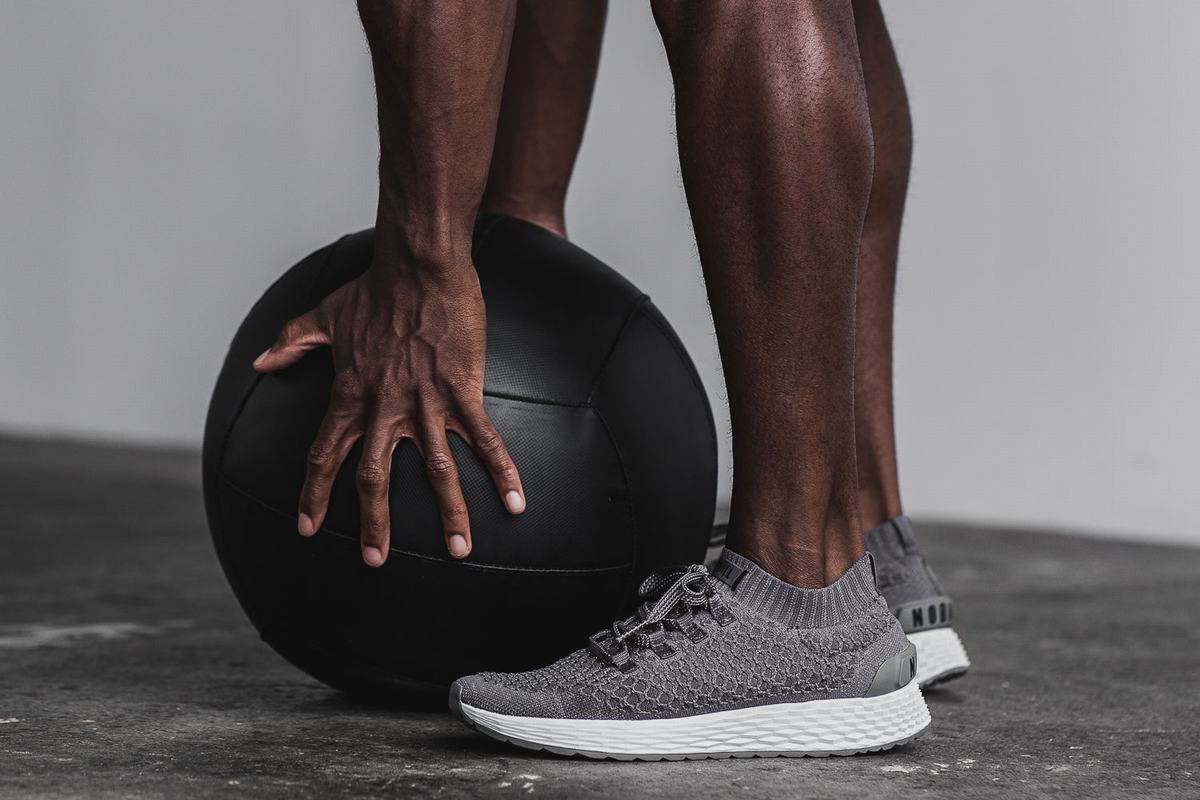 Nobull Knit Runner Loopschoenen Heren Donkergrijs | 162548-BIN