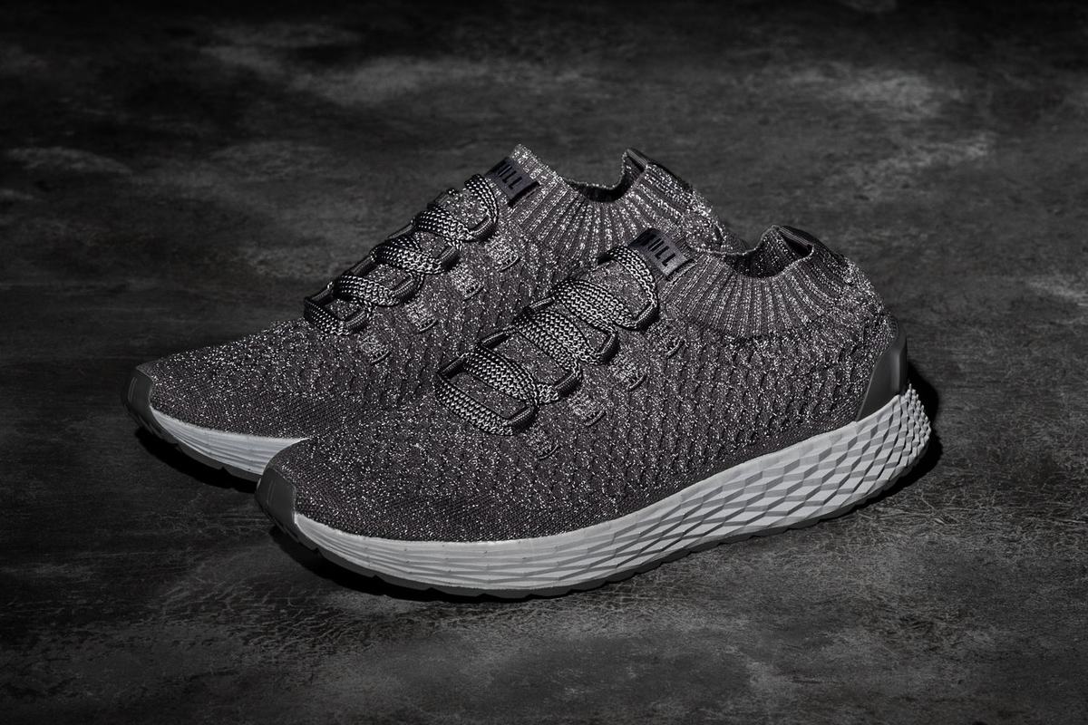 Nobull Knit Runner Loopschoenen Heren Donkergrijs | 162548-BIN