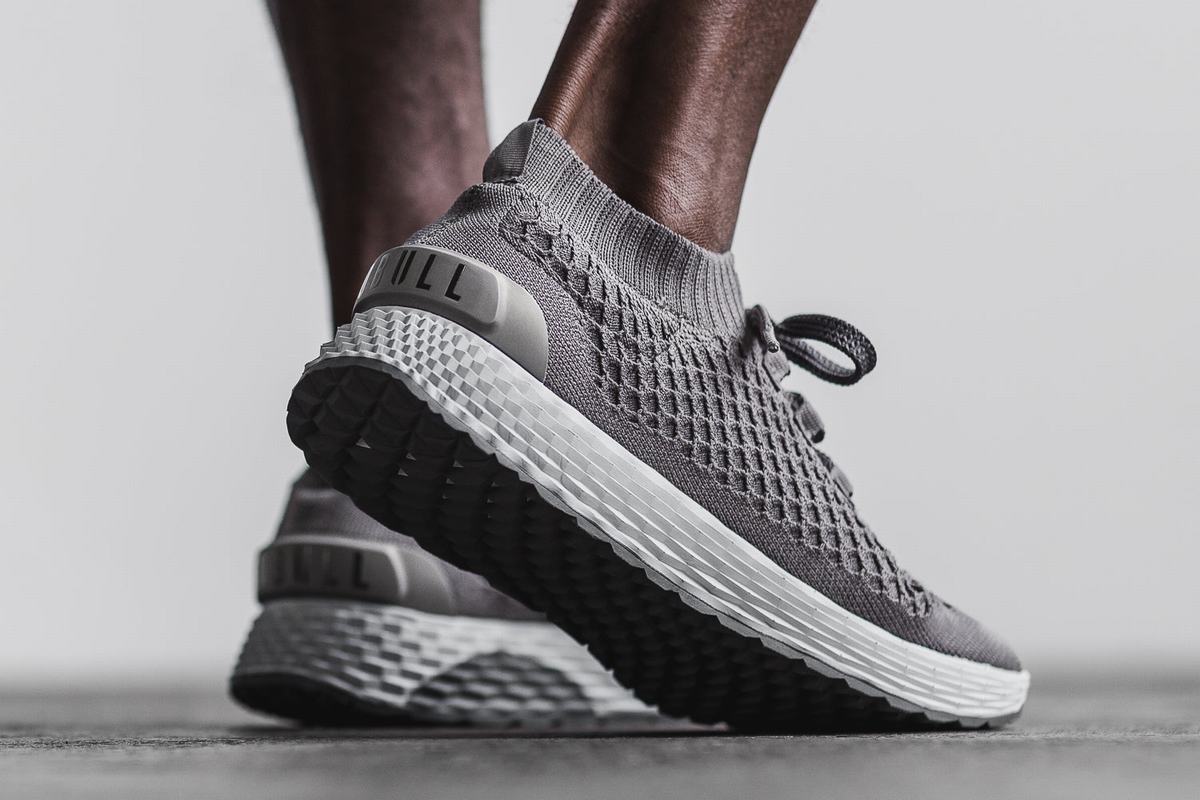 Nobull Knit Runner Loopschoenen Heren Donkergrijs | 162548-BIN
