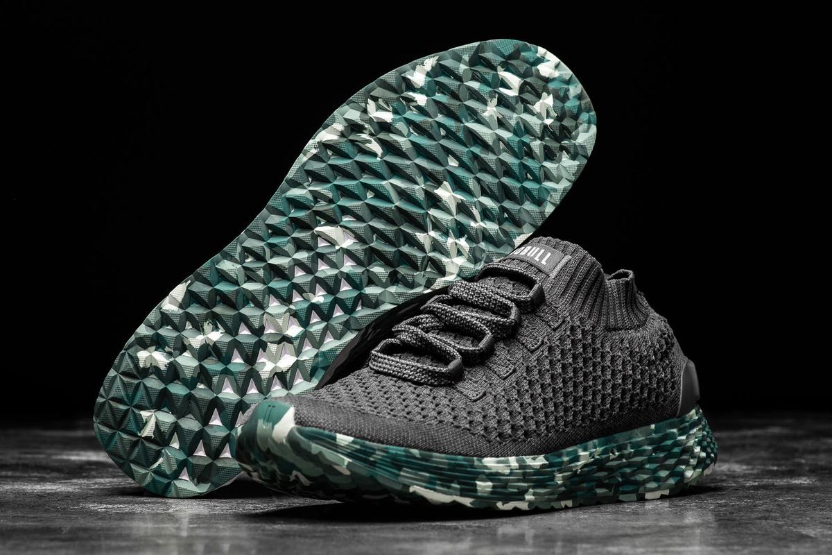 Nobull Knit Runner Loopschoenen Heren Donkergrijs | 320941-JIW