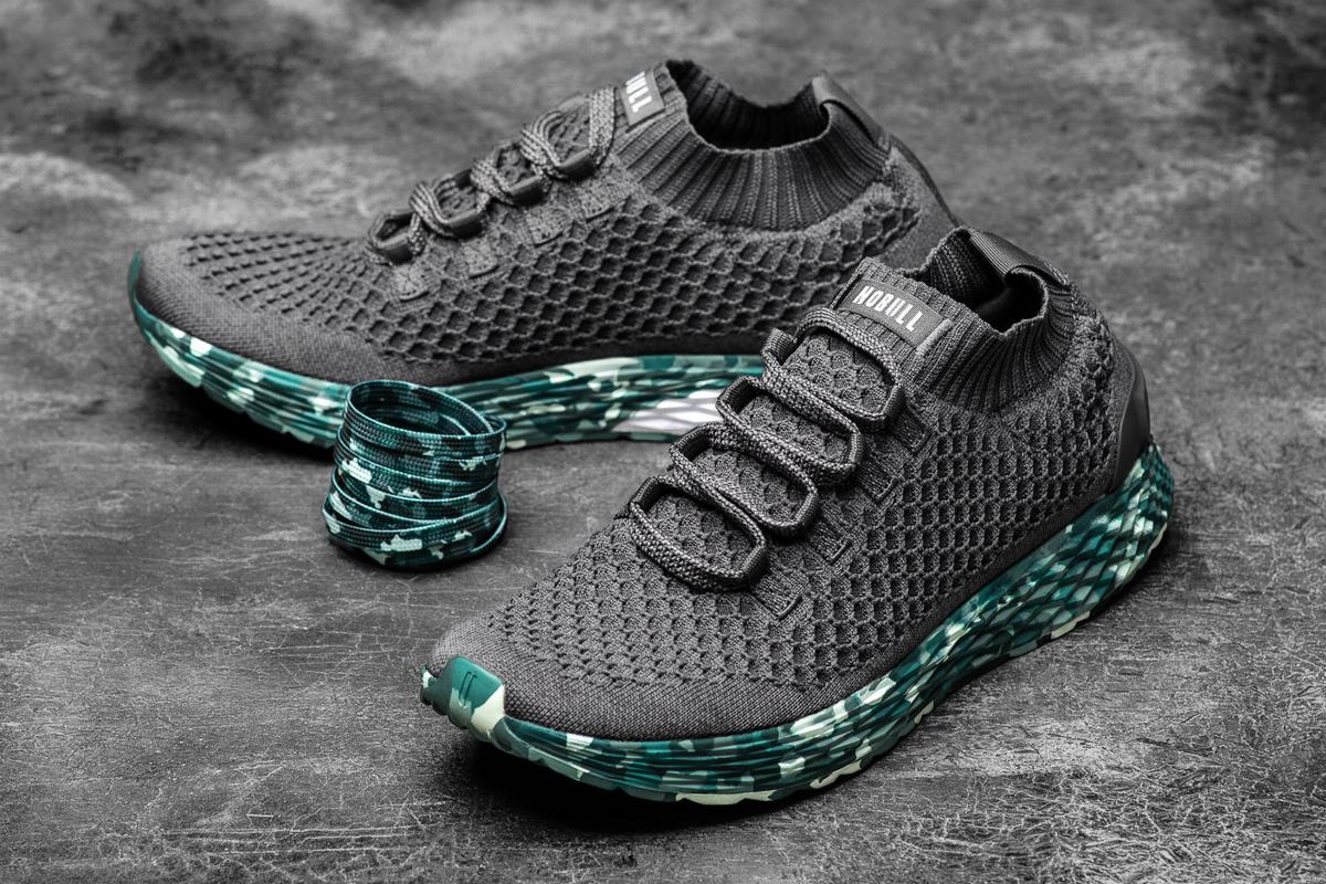 Nobull Knit Runner Loopschoenen Heren Donkergrijs | 320941-JIW