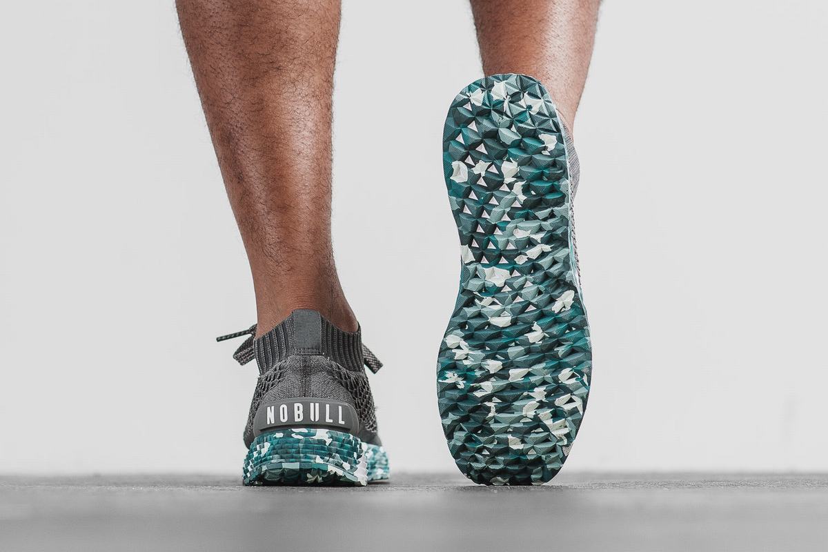 Nobull Knit Runner Loopschoenen Heren Donkergrijs | 320941-JIW