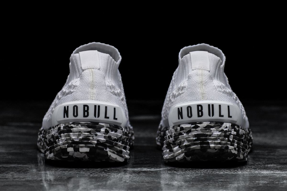 Nobull Knit Runner Loopschoenen Heren Grijs | 059176-PUX