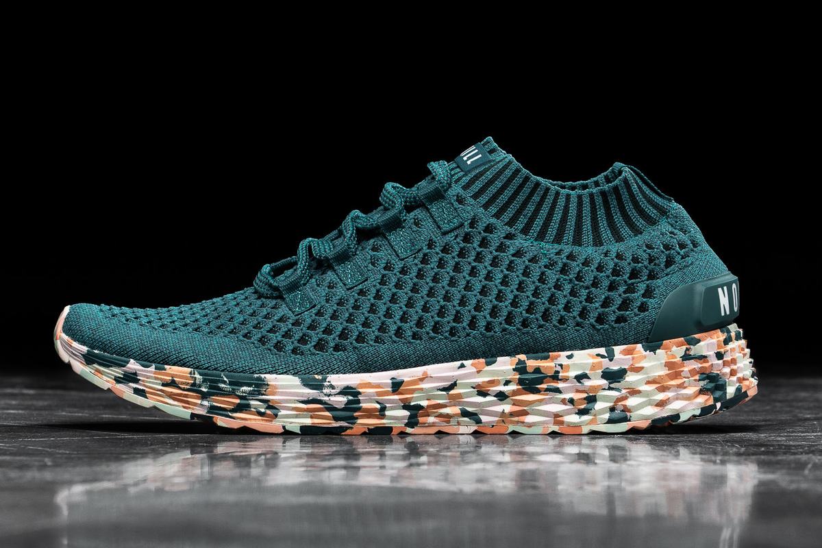 Nobull Knit Runner Loopschoenen Heren Groen | 619753-YZQ