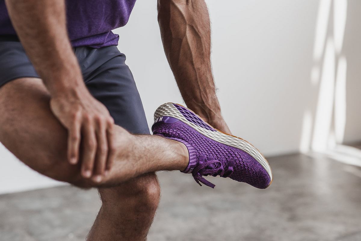 Nobull Knit Runner Loopschoenen Heren Koningsblauw | 529830-ZFK