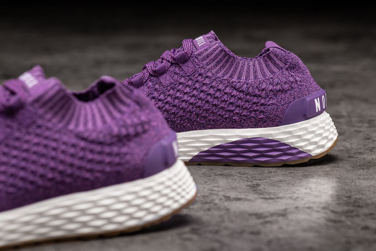 Nobull Knit Runner Loopschoenen Heren Koningsblauw | 529830-ZFK