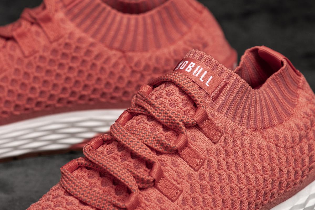 Nobull Knit Runner Loopschoenen Heren Koraal | 928063-IYH