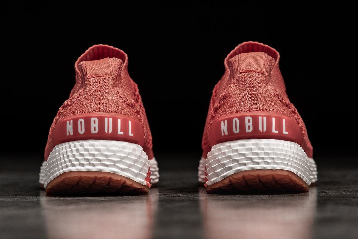 Nobull Knit Runner Loopschoenen Heren Koraal | 928063-IYH