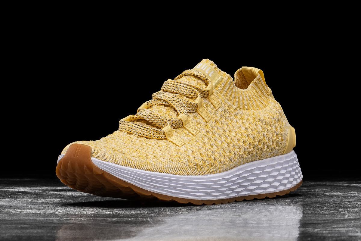 Nobull Knit Runner Loopschoenen Heren Oranje | 136759-JMO