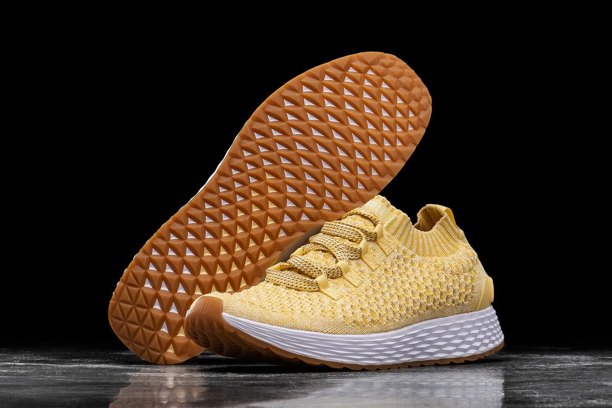 Nobull Knit Runner Loopschoenen Heren Oranje | 136759-JMO