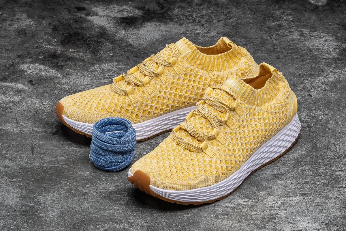Nobull Knit Runner Loopschoenen Heren Oranje | 136759-JMO