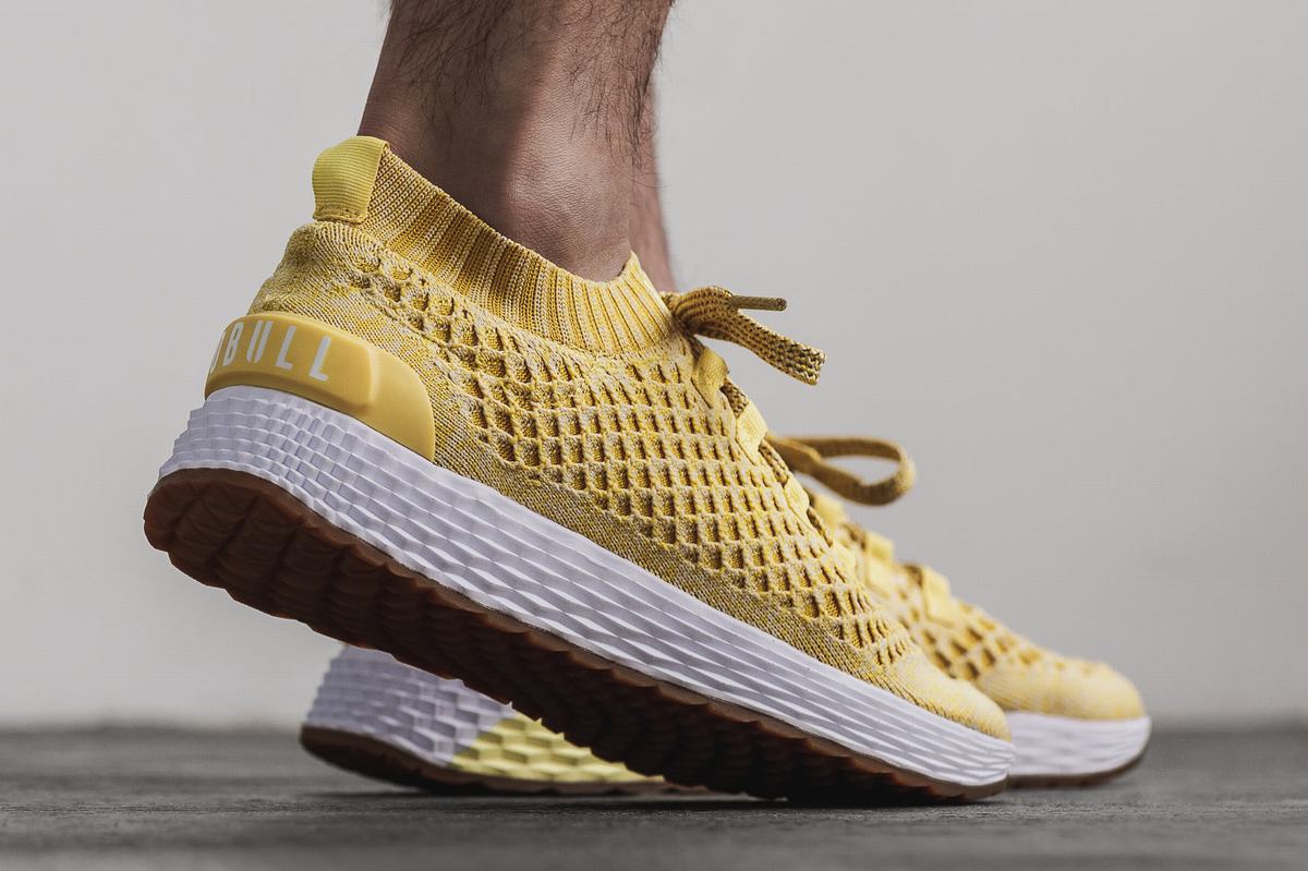 Nobull Knit Runner Loopschoenen Heren Oranje | 136759-JMO