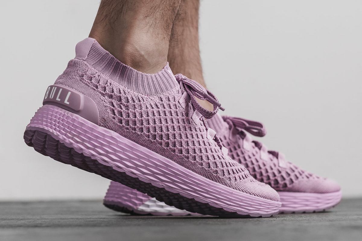 Nobull Knit Runner Loopschoenen Heren Paars | 641357-ODA