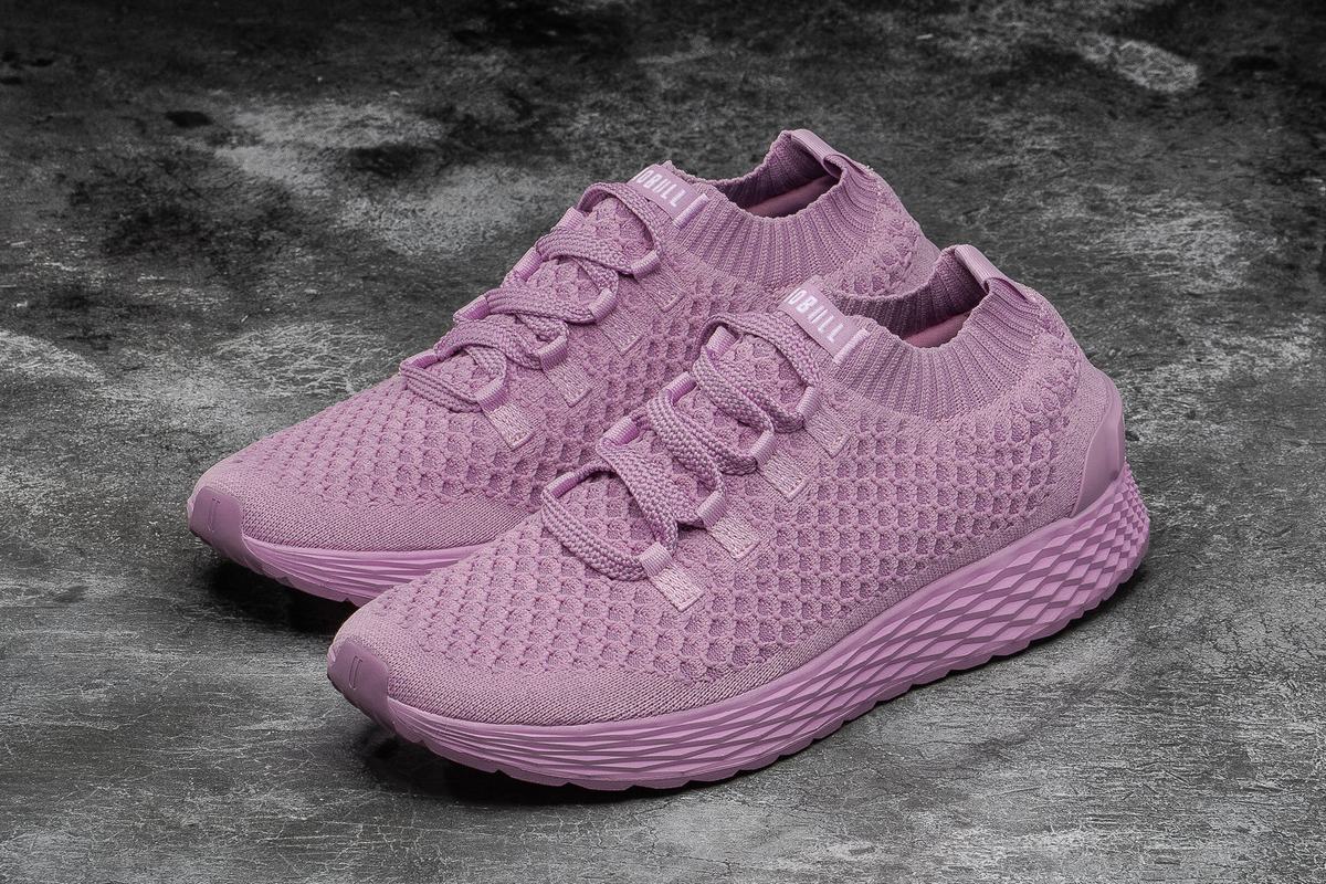Nobull Knit Runner Loopschoenen Heren Paars | 641357-ODA
