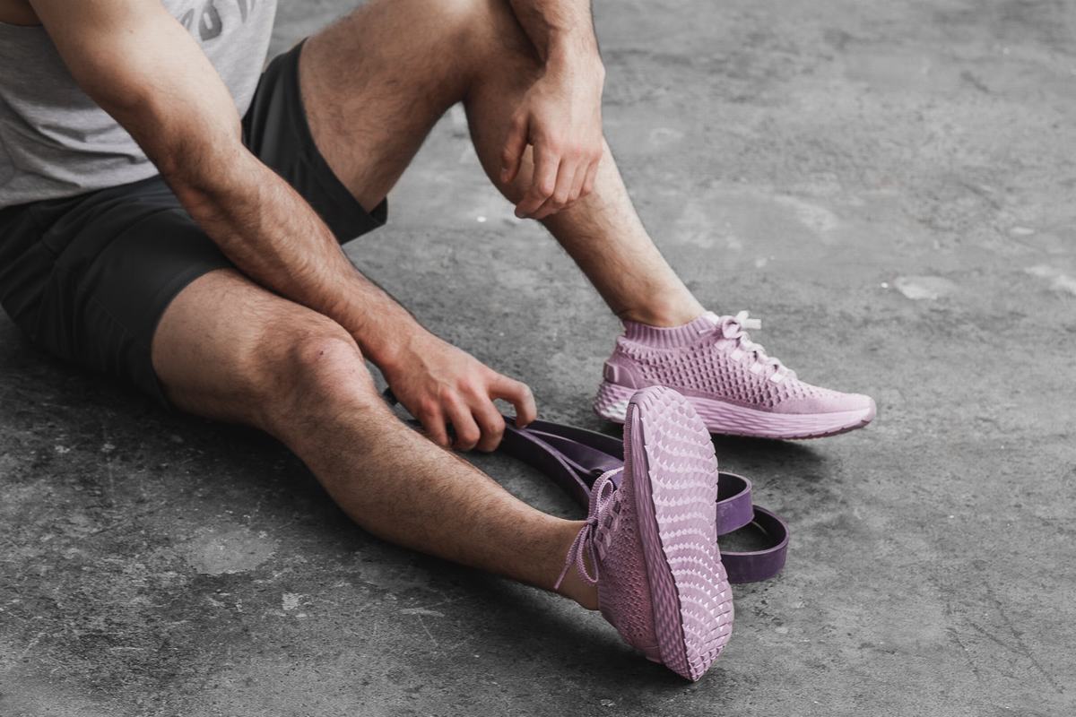 Nobull Knit Runner Loopschoenen Heren Paars | 641357-ODA