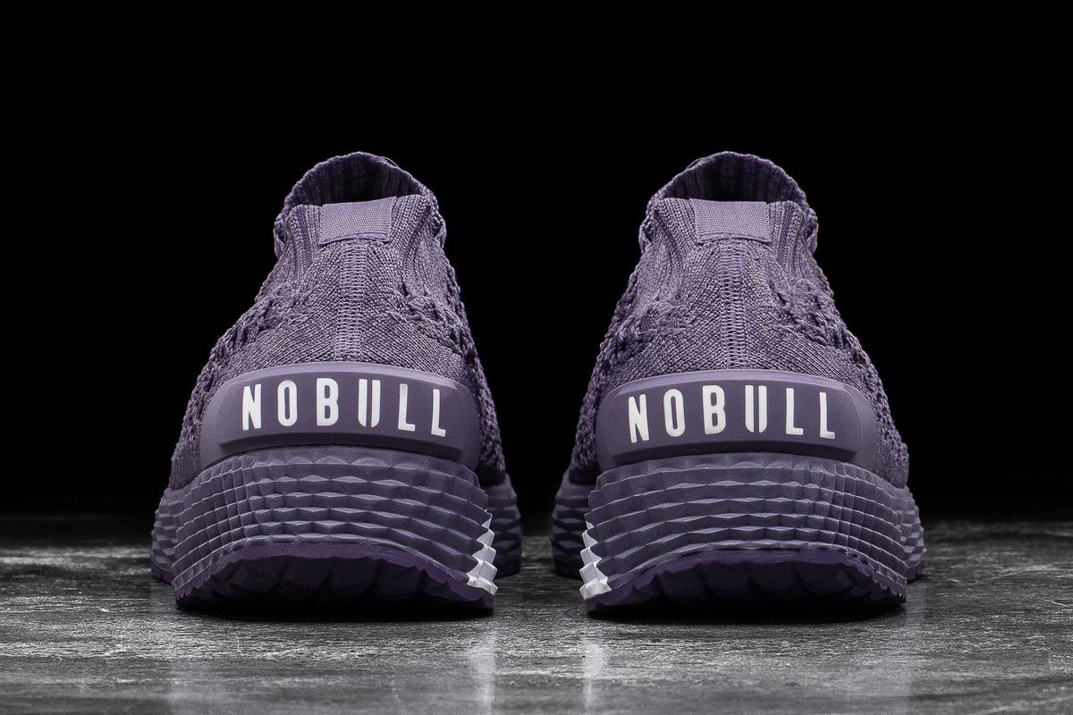 Nobull Knit Runner Loopschoenen Heren Paars | 641930-WVB