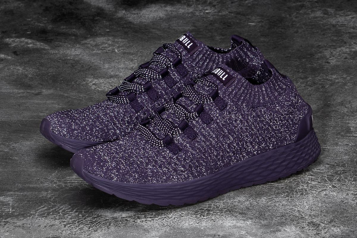 Nobull Knit Runner Loopschoenen Heren Paars | 908136-OXV