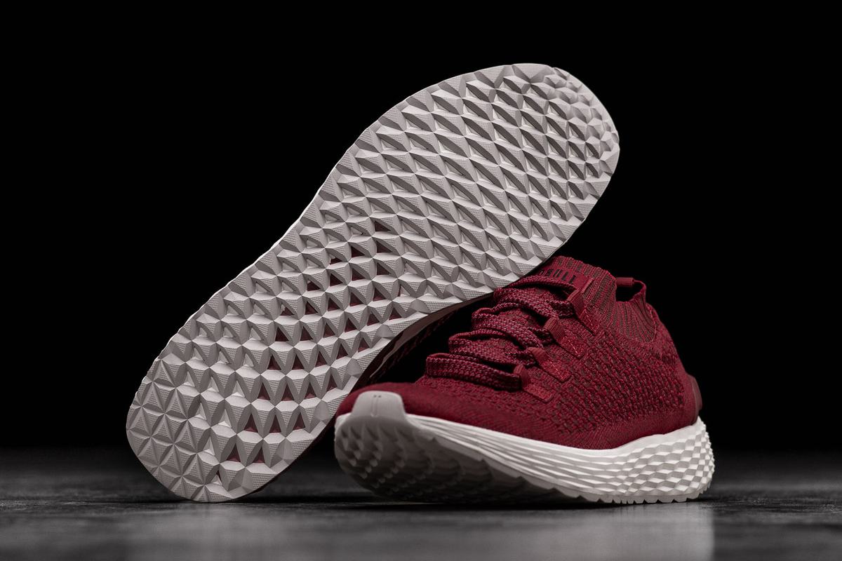 Nobull Knit Runner Loopschoenen Heren Rood | 286415-QTW