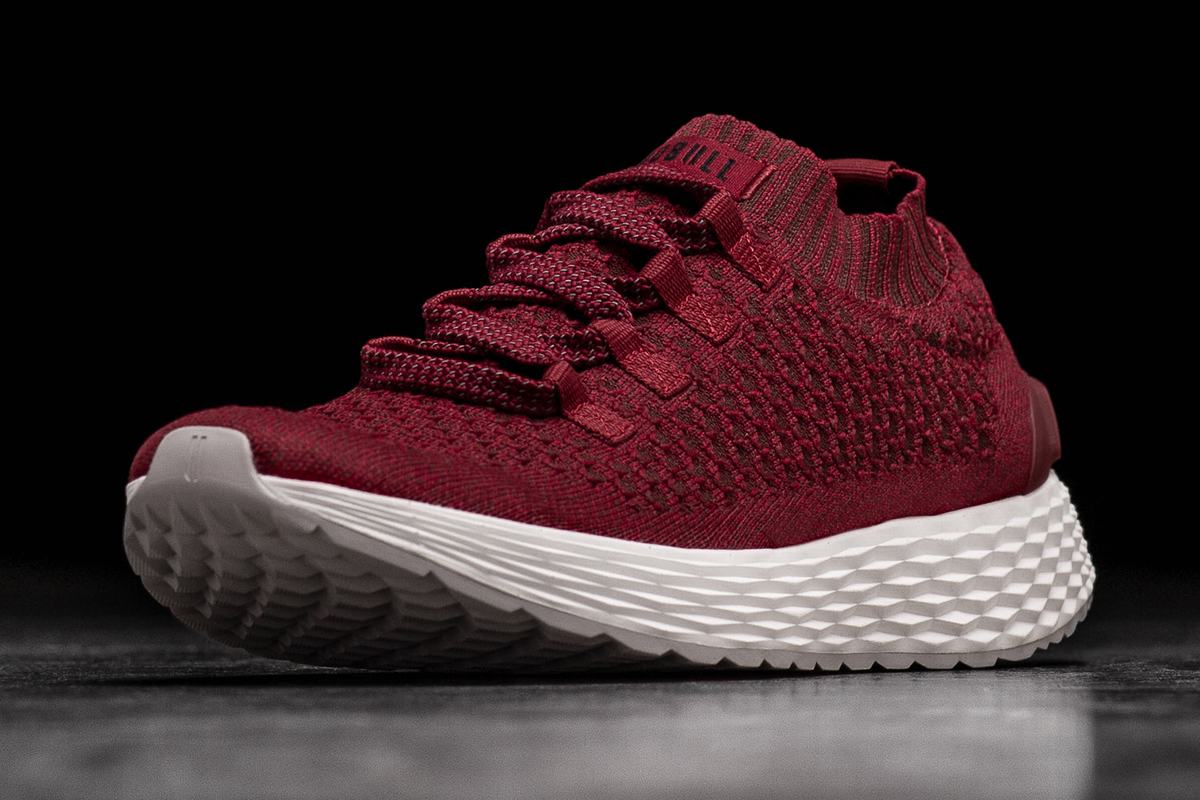 Nobull Knit Runner Loopschoenen Heren Rood | 286415-QTW