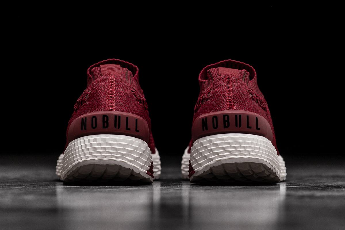 Nobull Knit Runner Loopschoenen Heren Rood | 286415-QTW