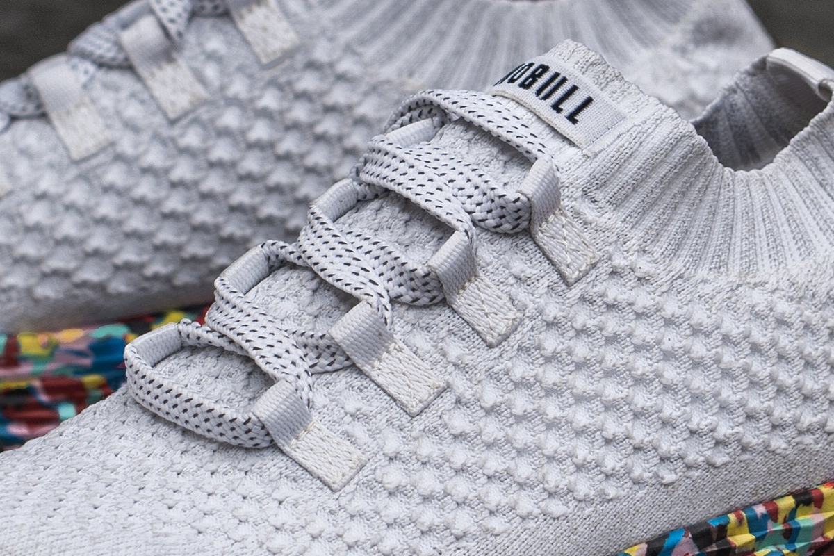 Nobull Knit Runner Loopschoenen Heren Wit | 173904-OJI