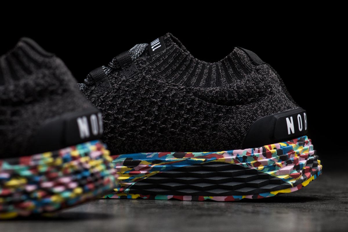Nobull Knit Runner Loopschoenen Heren Zwart | 237894-ZRP