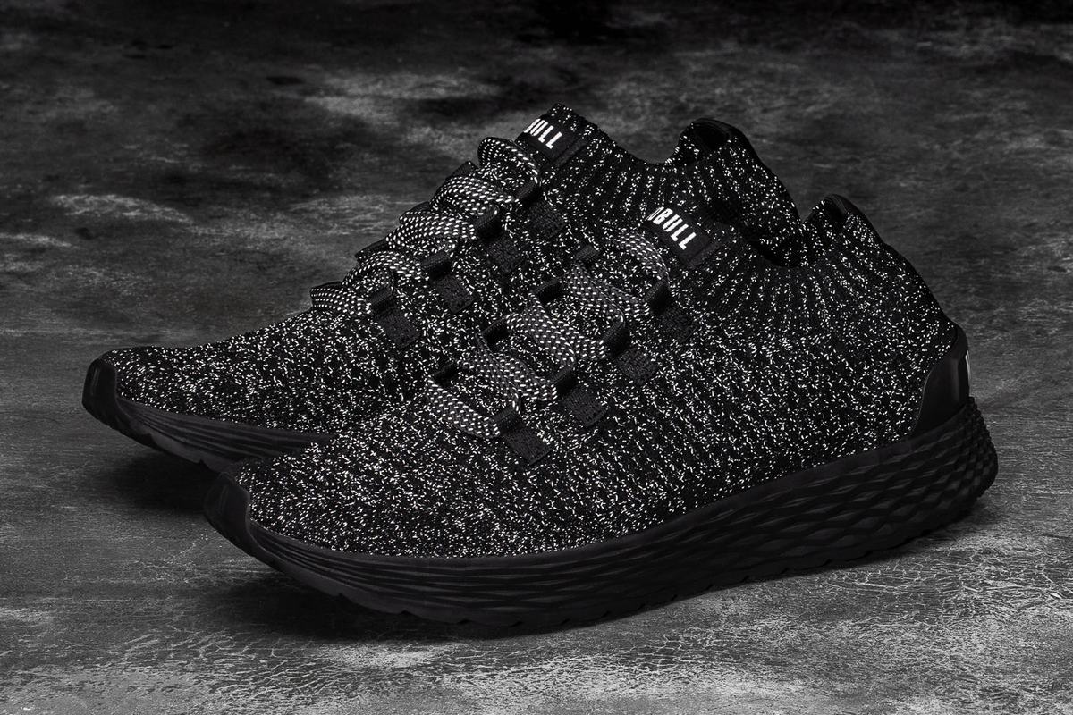 Nobull Knit Runner Loopschoenen Heren Zwart | 692507-WGV