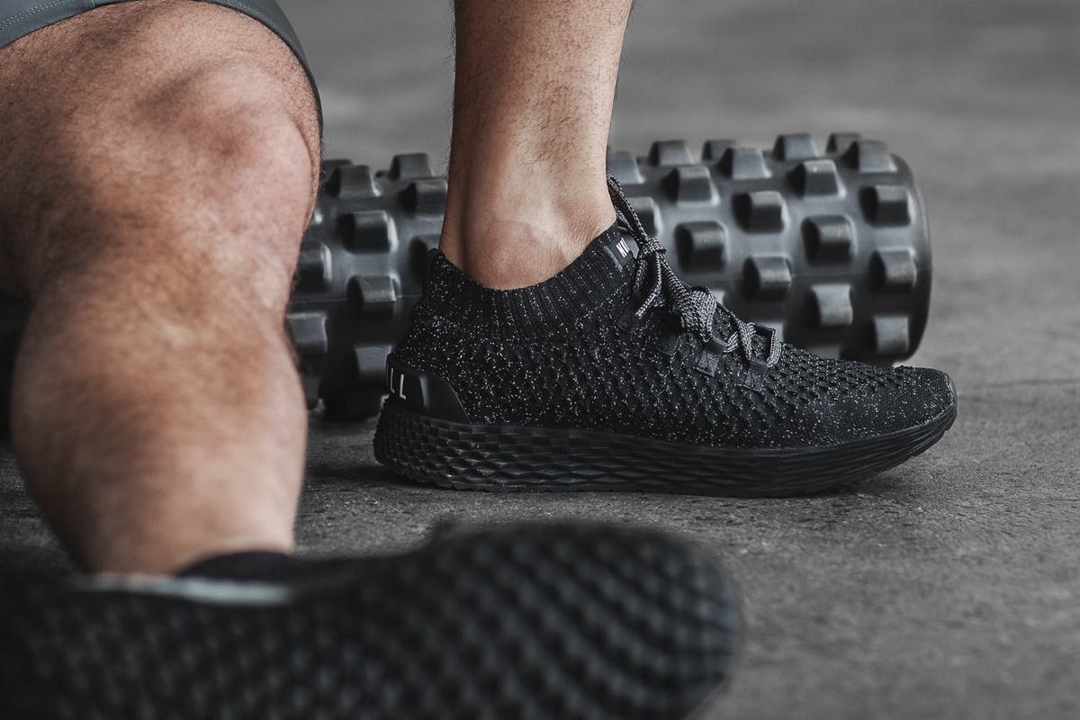 Nobull Knit Runner Loopschoenen Heren Zwart | 692507-WGV