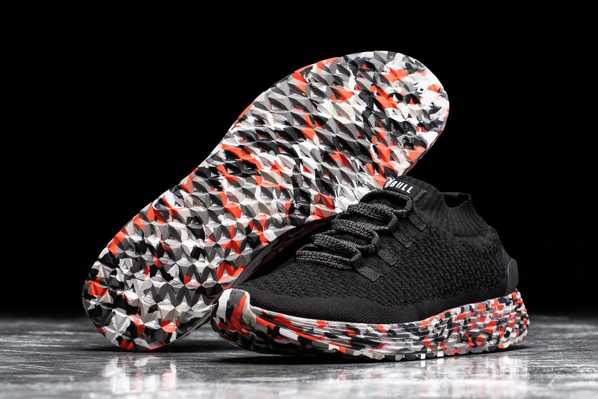 Nobull Knit Runner Loopschoenen Heren Zwart | 835042-BDE